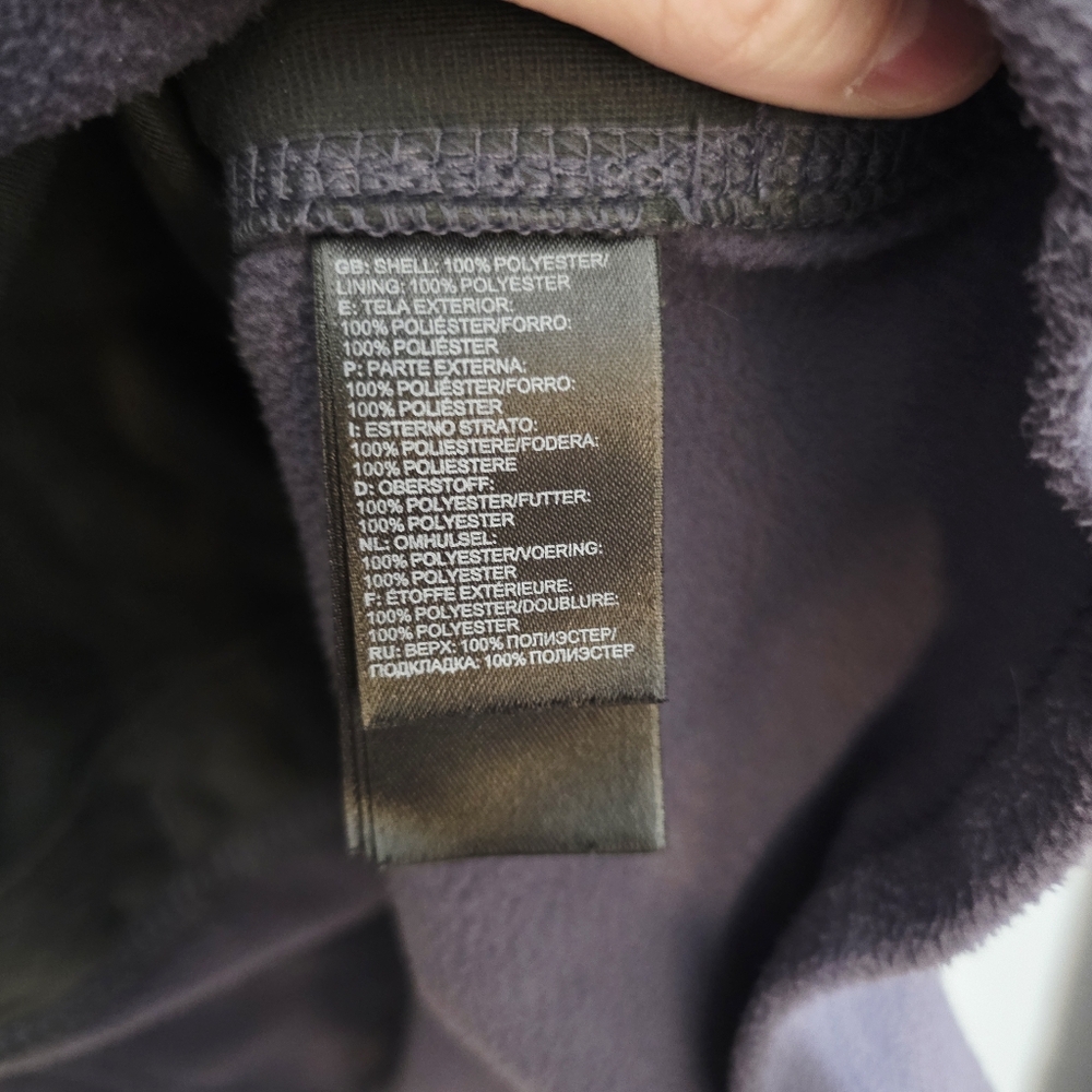 The North Face Gray Fleece Quarter Zip Pullover XS - Picture 8 of 8